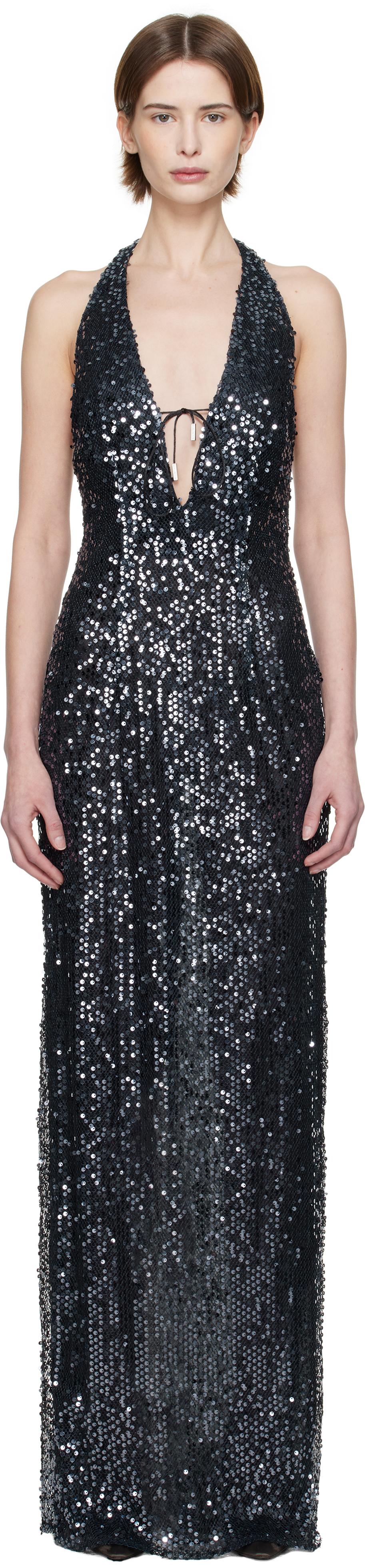 【関税込み】16Arlington ブラック Eima マキシドレス 16arlington Black Eima Maxi Dress In Nero | ModeSens