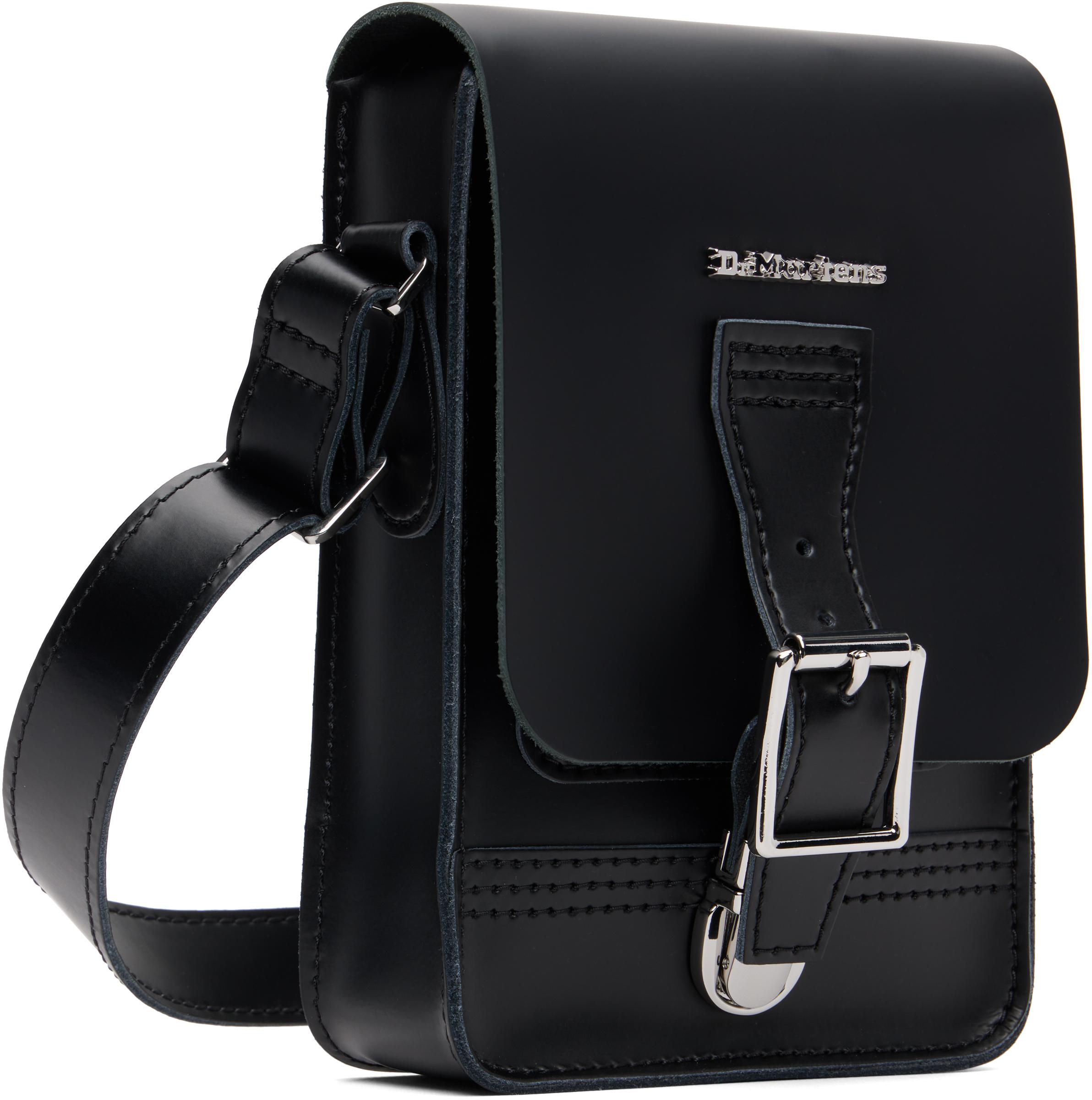 Dr Martens★LEATHER VERTICAL CROSSBODY BAG★BLACK Dr. Martens Leather Vertical Crossbody Bag in Black | Lyst