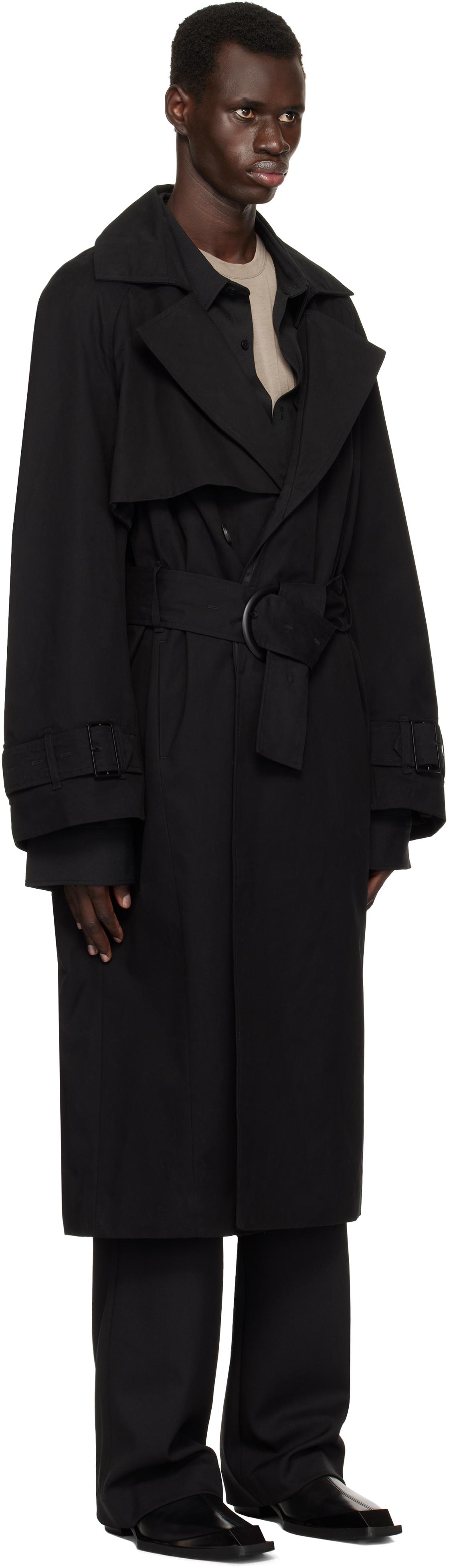 Entire studios Goodman Trench Coat in Black for Men | Lyst UK