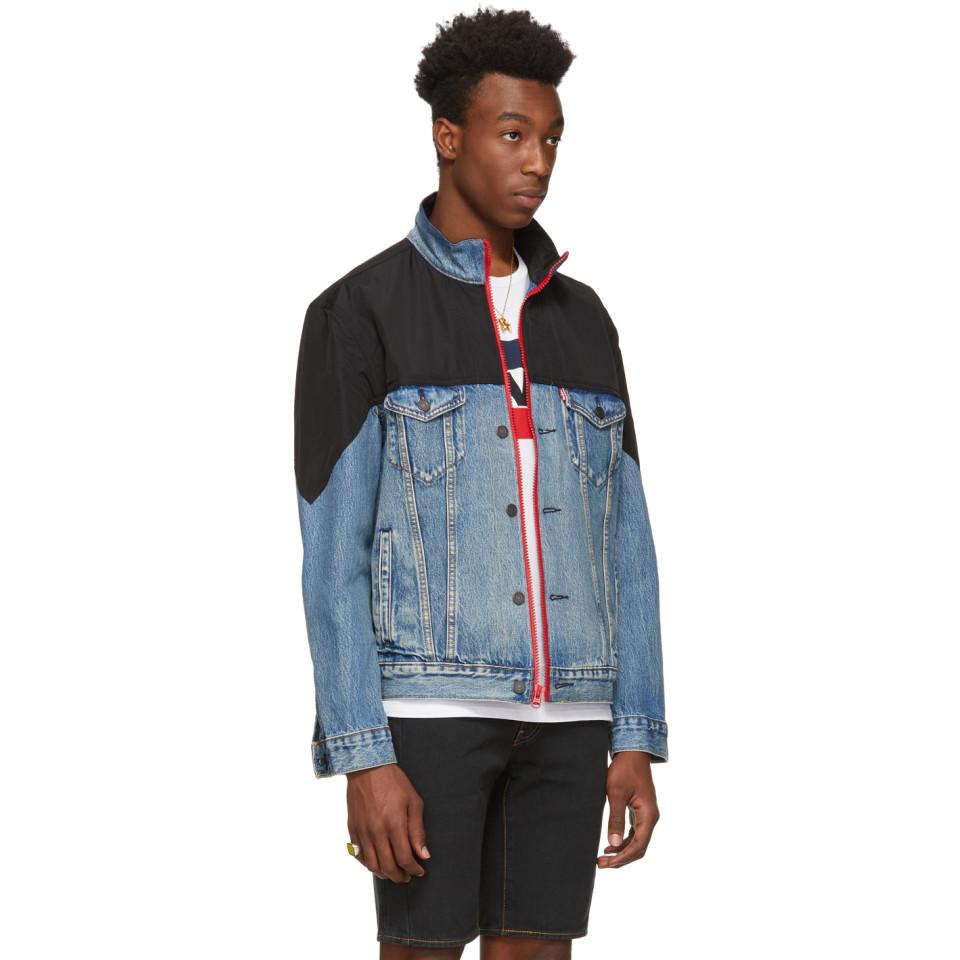 levis mockneck trucker jacket