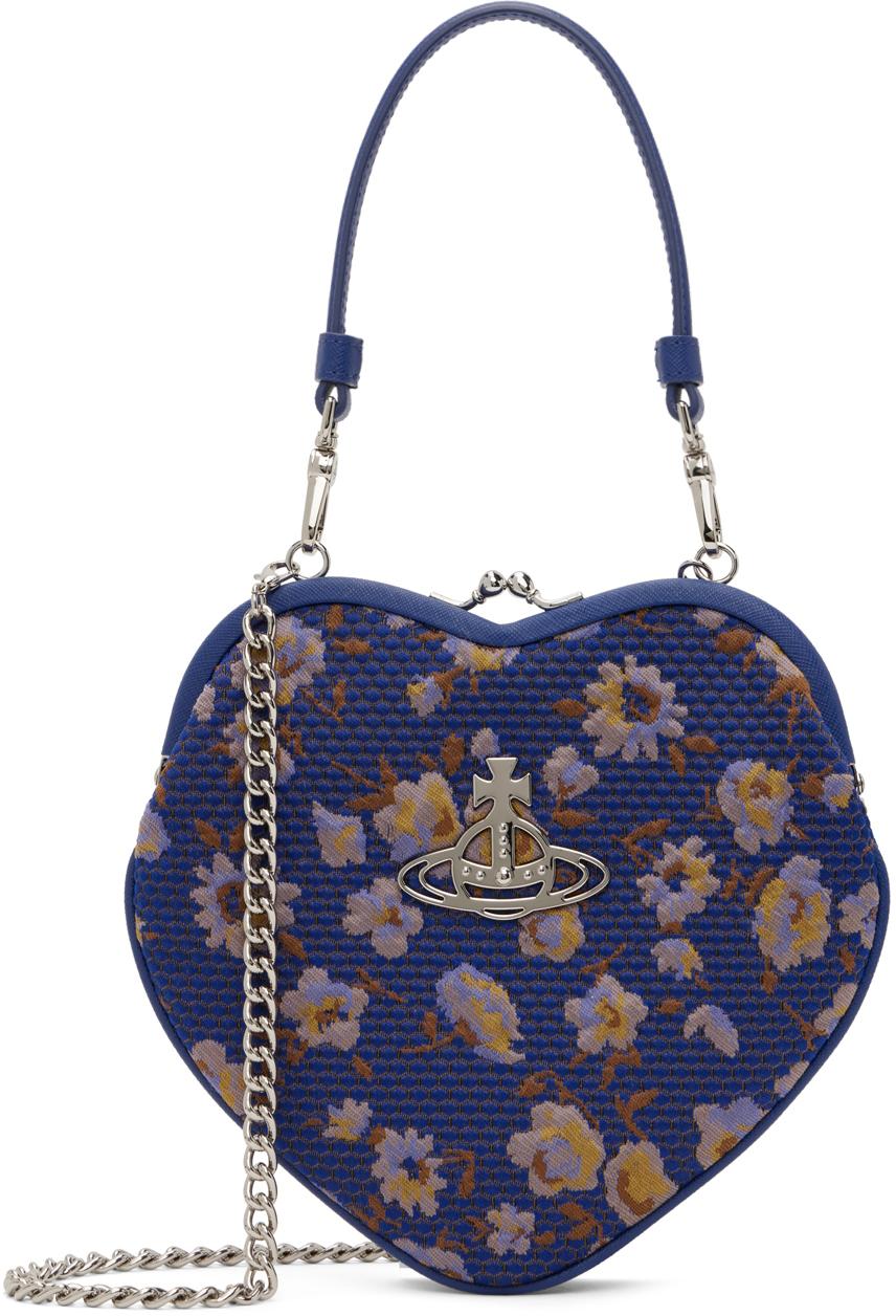 Vivienne Westwood Blue Belle Heart Frame Bag | Lyst UK