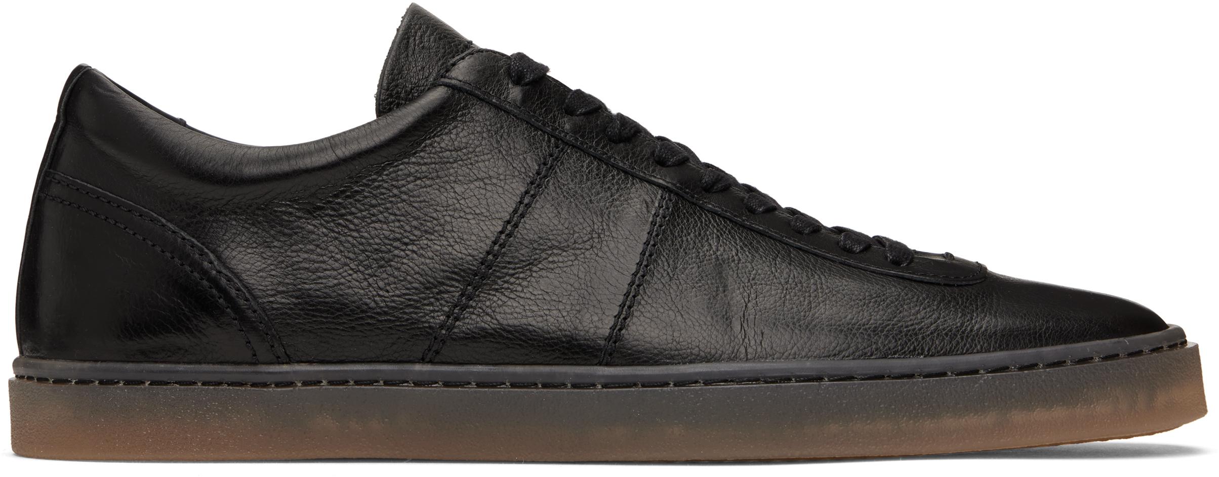 Lemaire Linoleum Laced Up Sneakers in Black for Men | Lyst