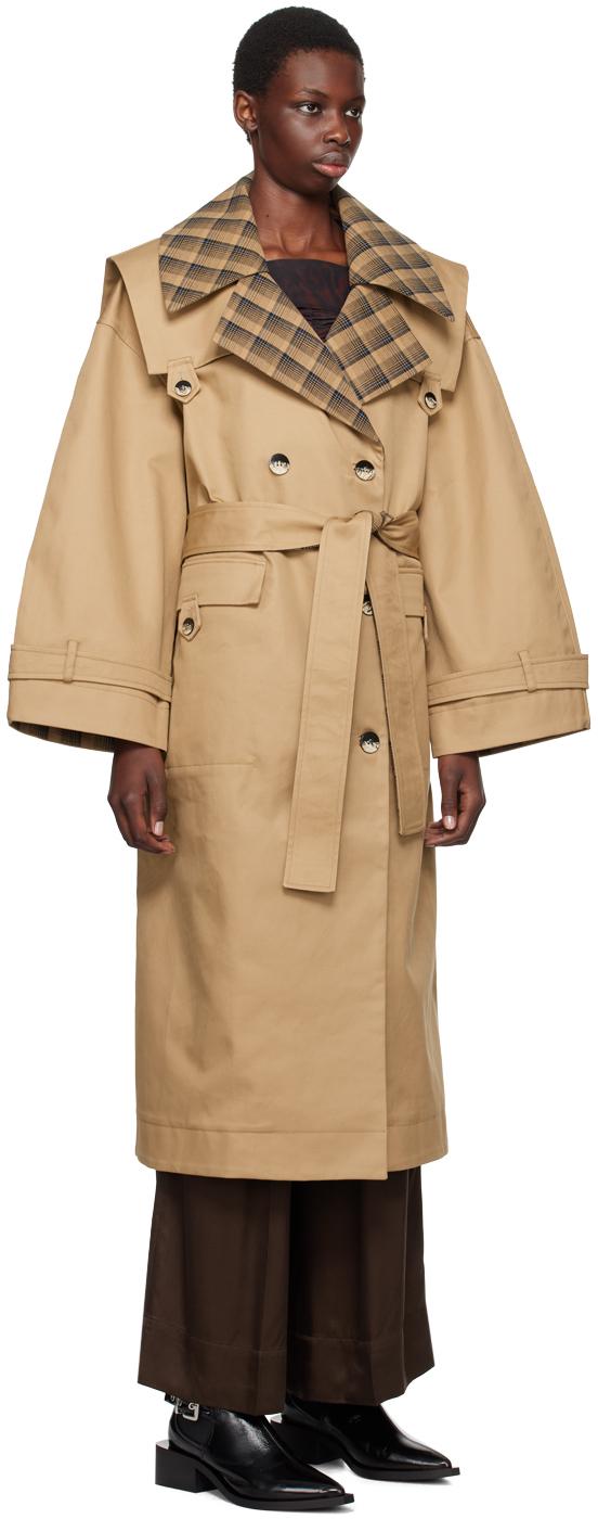 Ganni Trench coats for Women Online Sale up to 61 off Lyst Australia