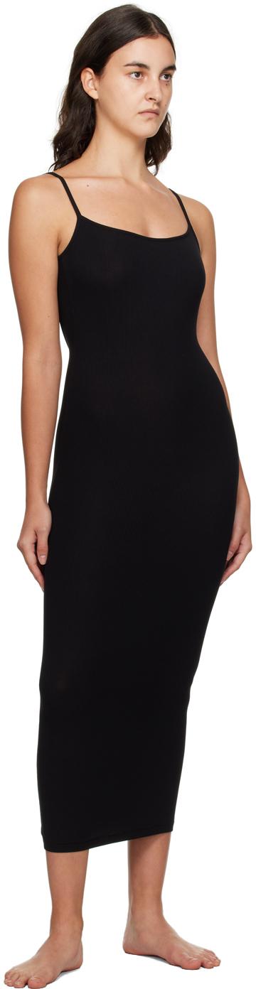 skims backless dress FITS EVERYBODY SLIP | ONYX This body Skims Black Soft Lounge Backless