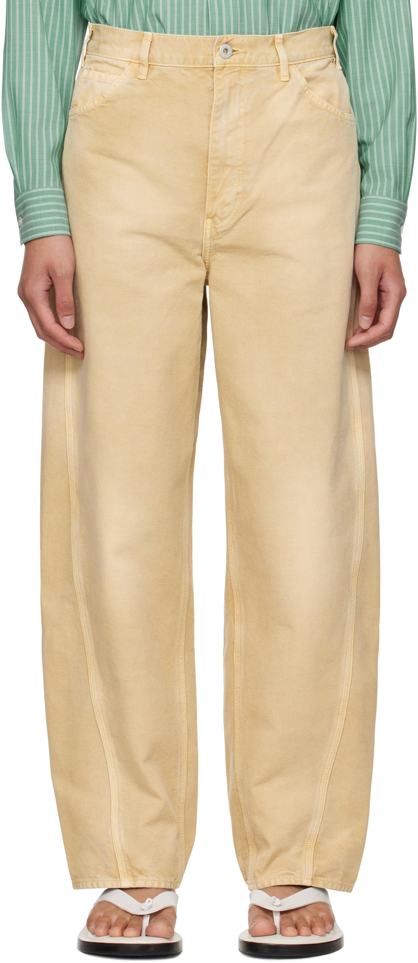 Auralee Organic Cotton Duck Pants Light Beige – Très Bien