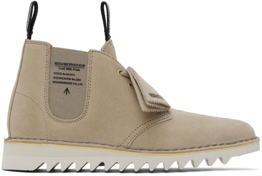 Taupe suede desert boots clearance