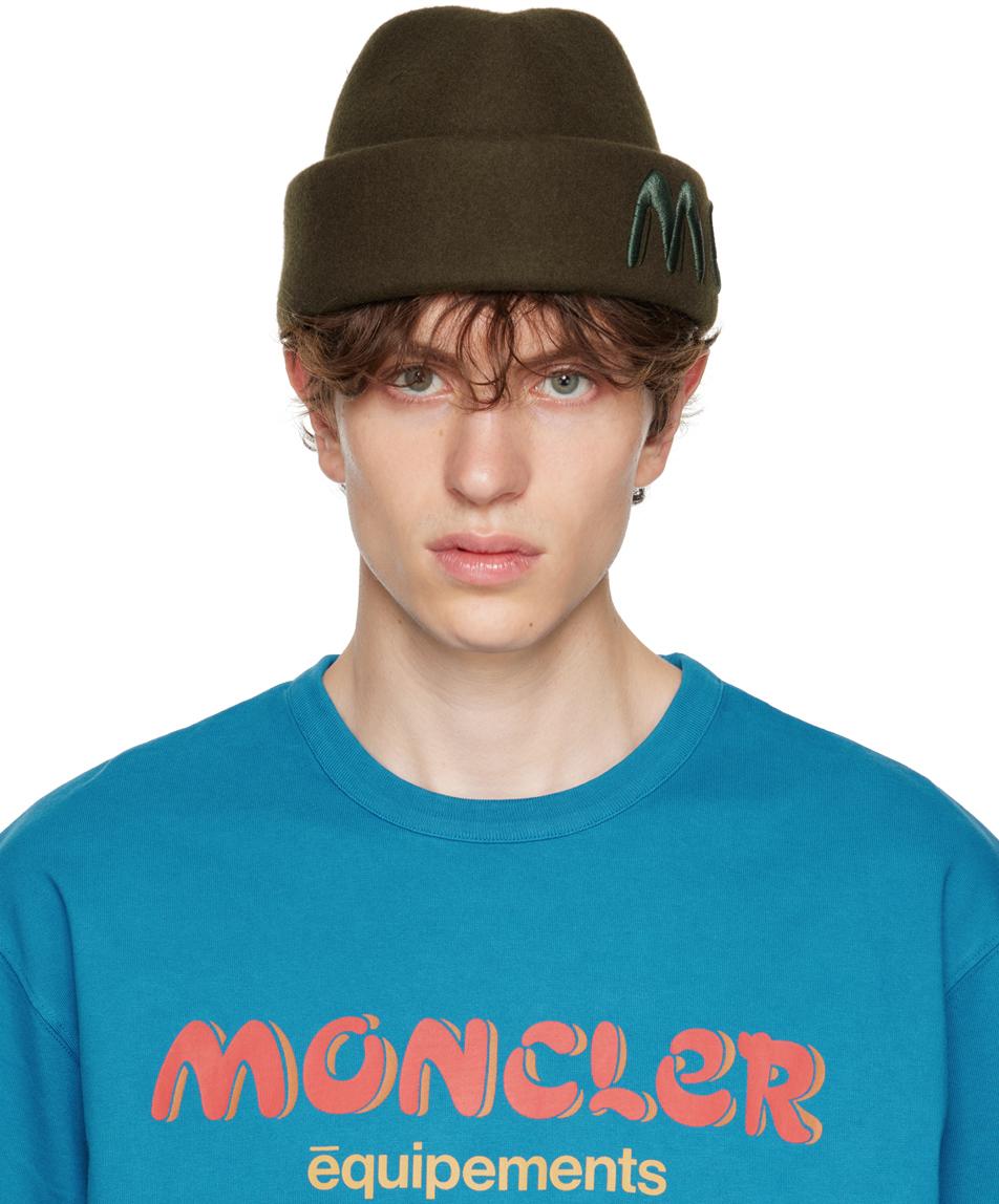 Moncler Genius Moncler X Salehe Bembury Green Embroidered Hat in Blue for  Men | Lyst UK