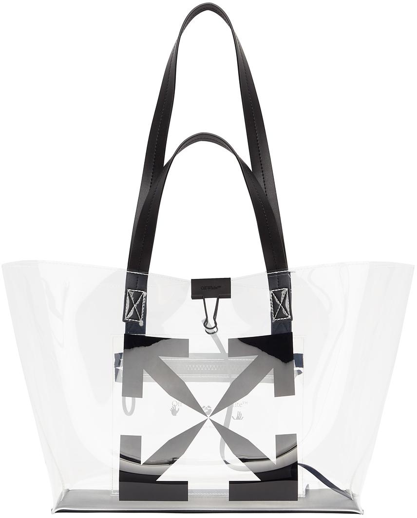 OFF-WHITE Virgil Abloh ICA Arrows Tote Black in Cotton - US