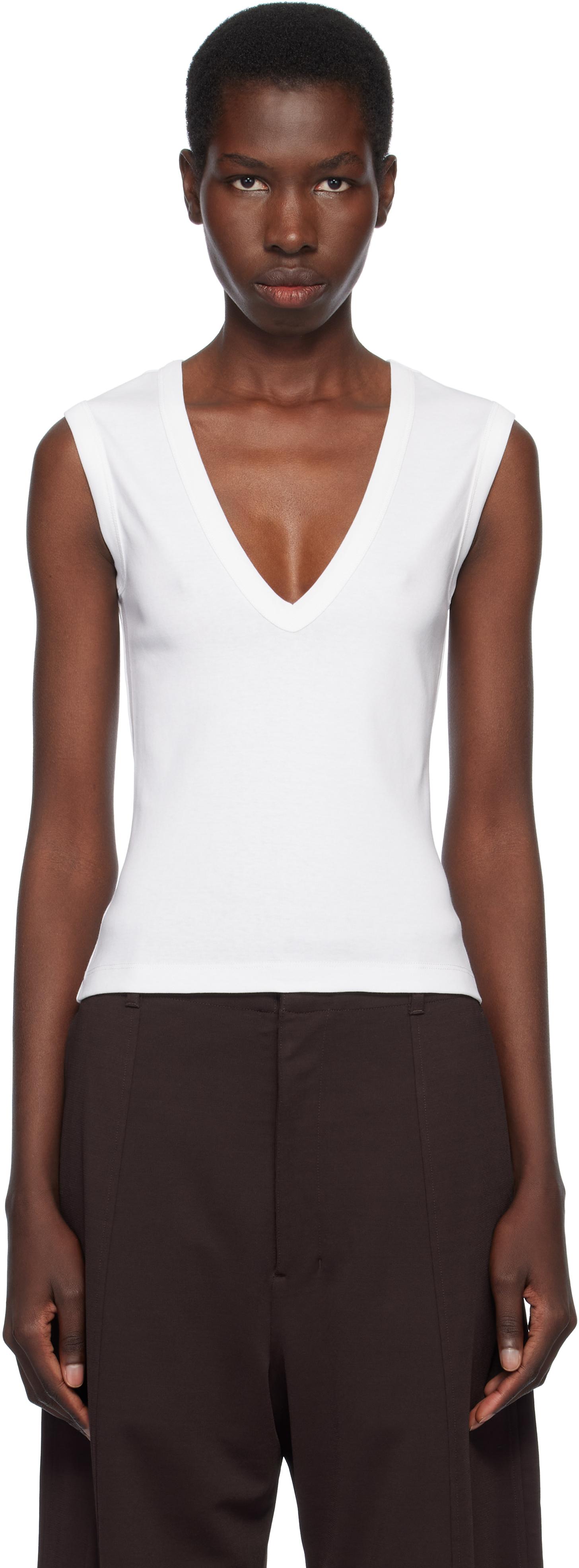Flore Flore Dewi Tank Top in White | Lyst