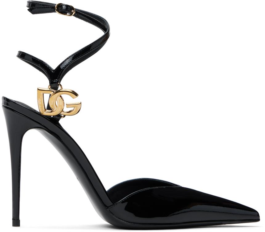 Dolce & Gabbana レディース ブラック Lollo ヒール ヒール