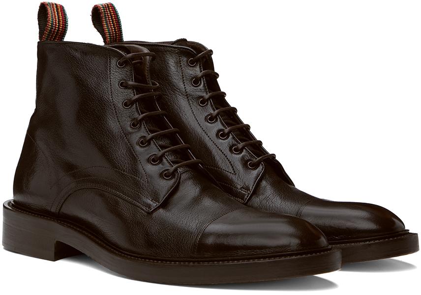 Paul Smith Leather Newland Boots in Black for Men Lyst