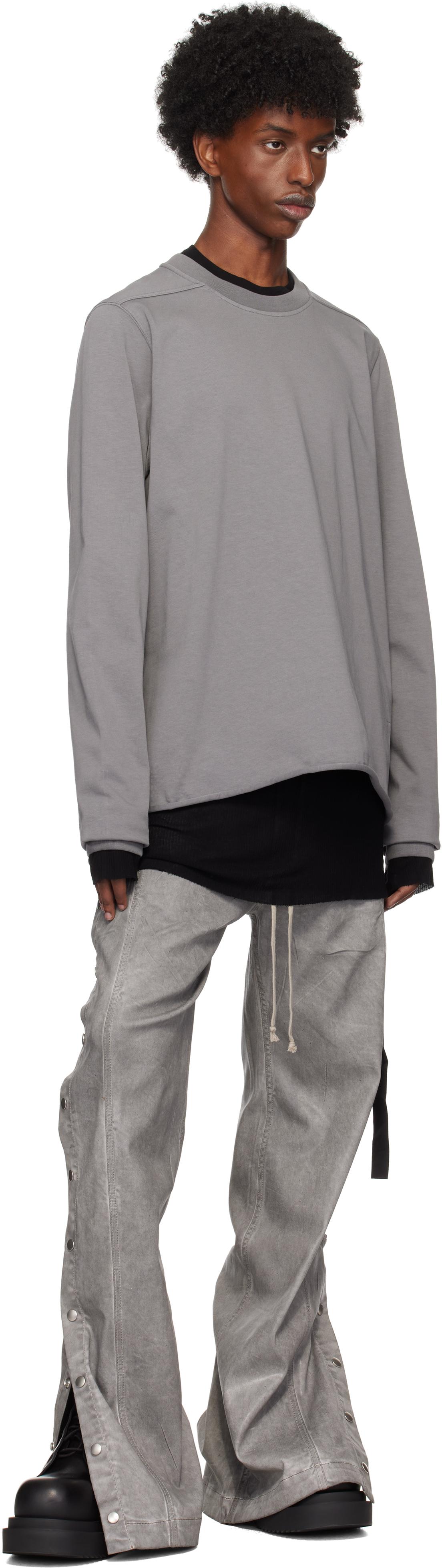 【Rick Owens】Porterville ロールエッジ スウェットシャツ Rick Owens】Porterville ロールエッジ スウェットシャツ (RICK