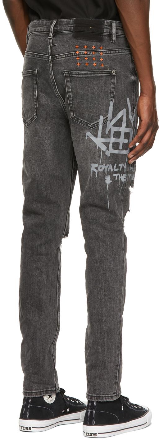 Ksubi Grey Wolfgang tagged Jeans in Black for Men | Lyst