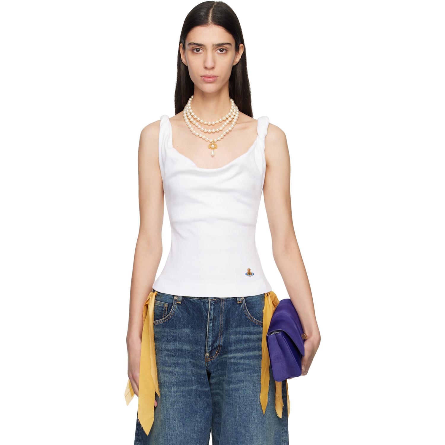 Vivienne Westwood Anna Top in White | Lyst