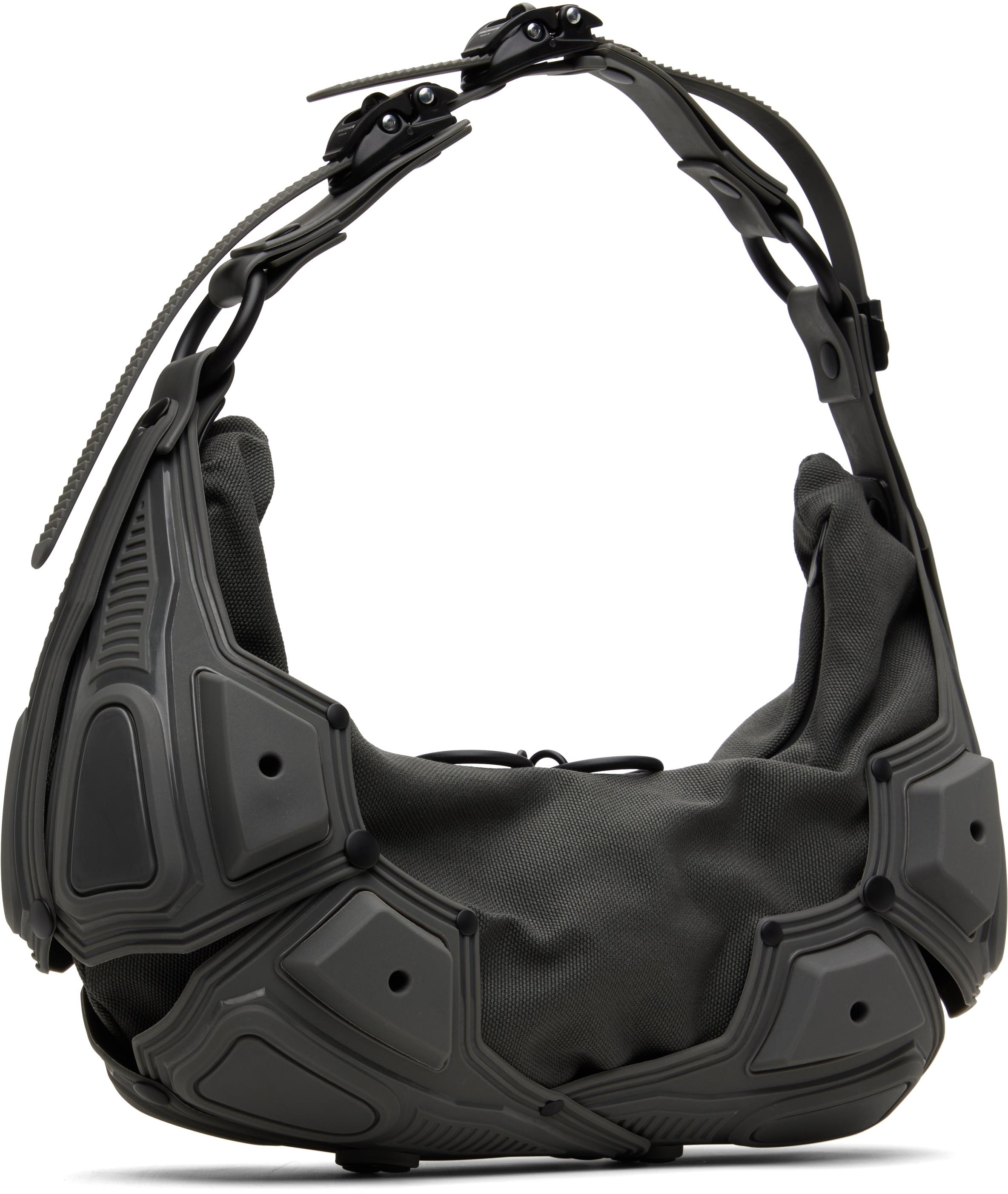 Innerraum Object M02 Small Half Moon Bag in Black for Men