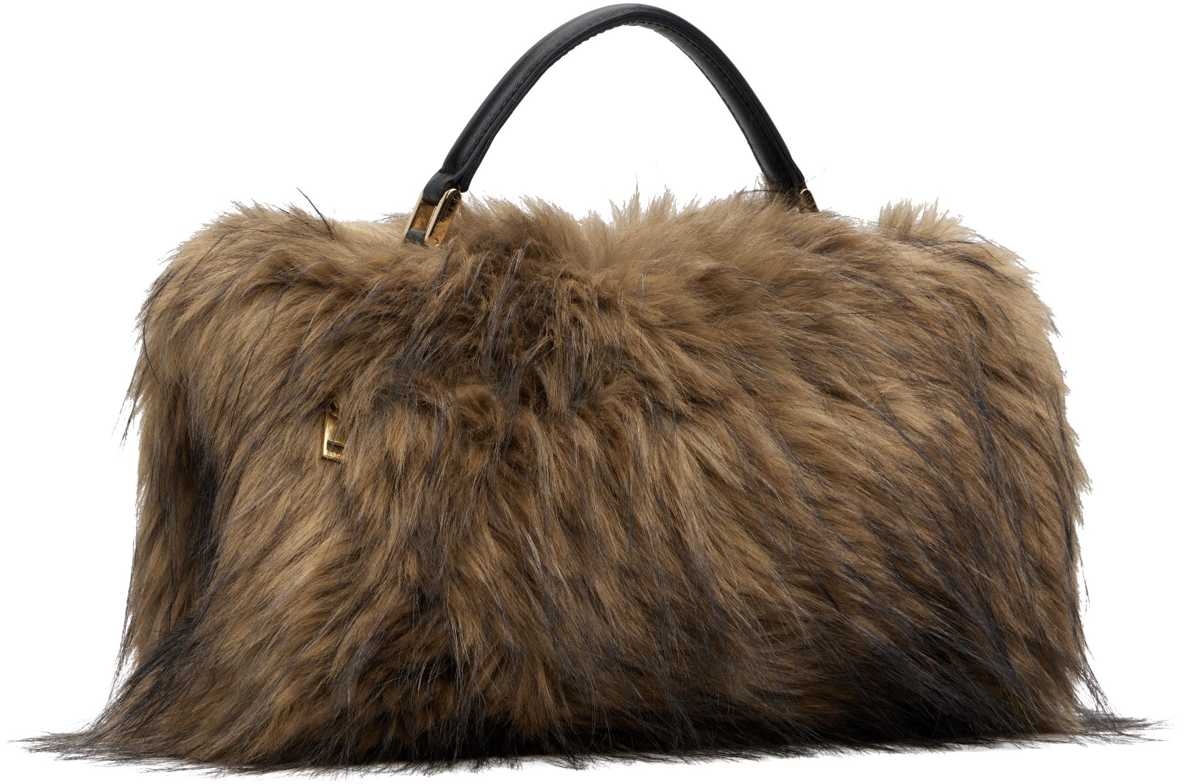 sacai-651-BEIGE-Faux-Fur-Muff-