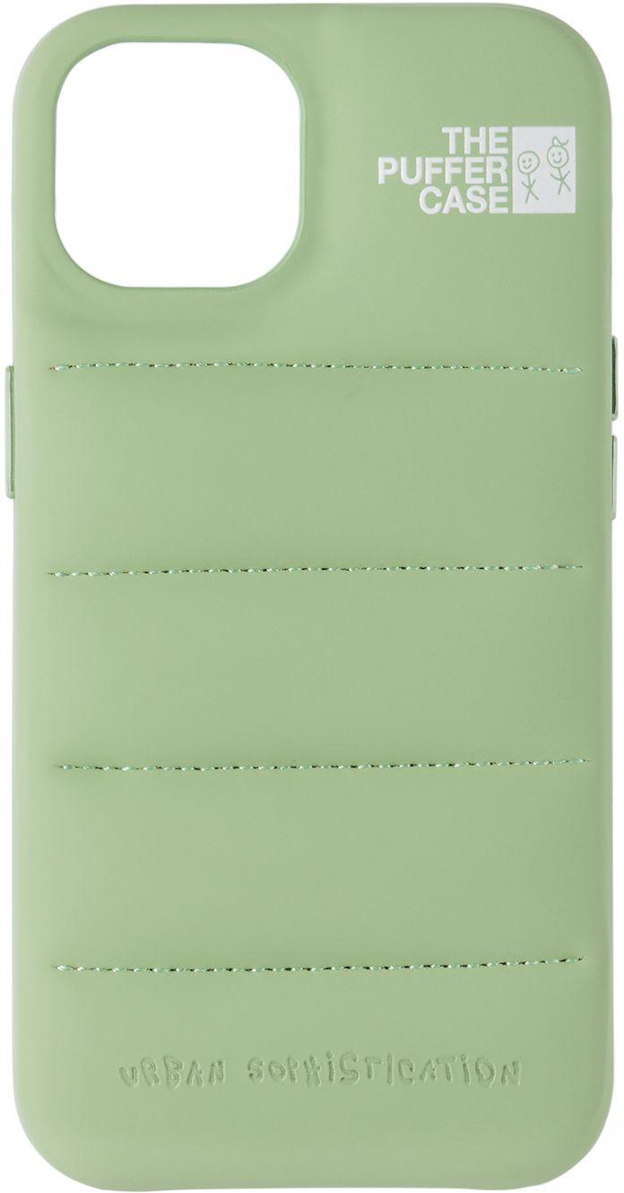 Urban Sophistication Green 'the Puffer' Iphone 14 Case Lyst