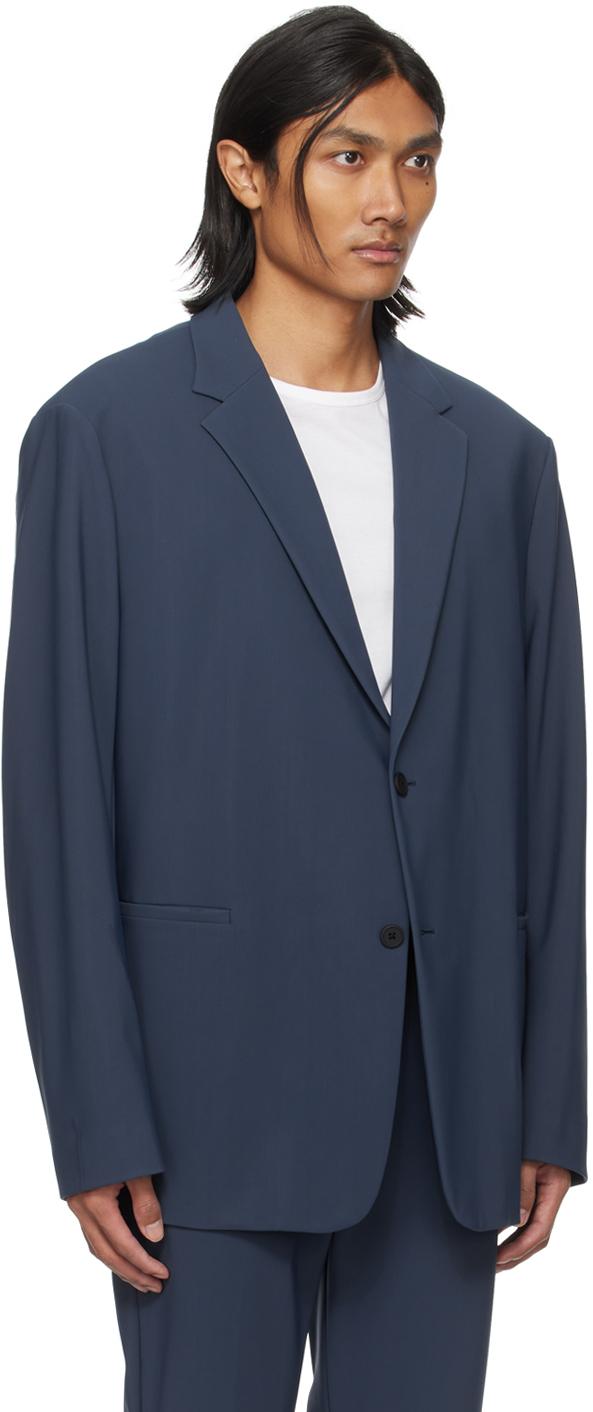 Theory メンズ ブルー ネイビー Clinton テーラードジャケット ジャケット 