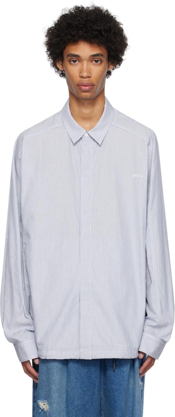 【新品】Juun.J ストライプ シャツ Juun．J(ジュン・ジー) トリコロールストライプシャツ