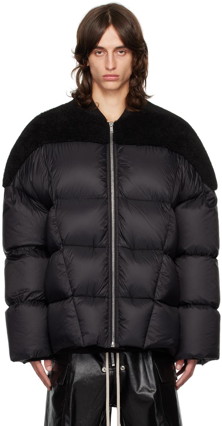 Rick Owens メンズ ブラック Porterville Flight シアリング ダウン 