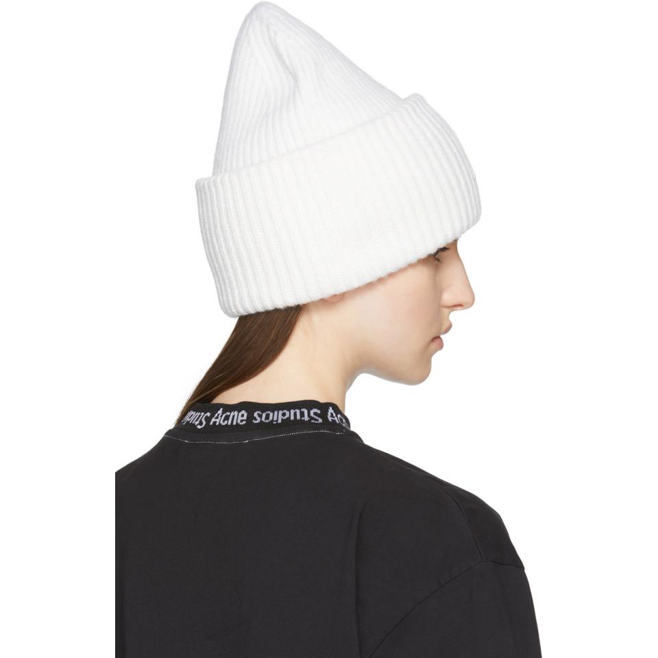 Acne Studios Wool White Pansy S Face 