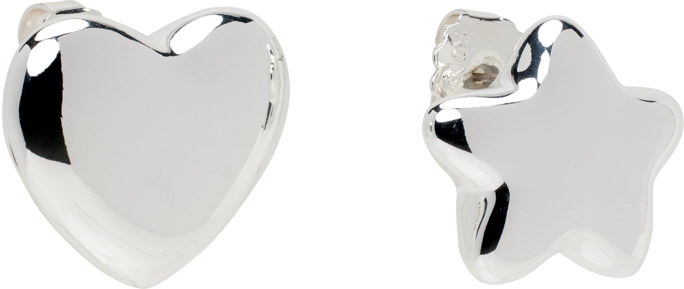 【SANDY LIANG】FOUND EARRINGS 星xハートピアス Women's Sandy Liang Earrings and ear cuffs from $116 | Lyst