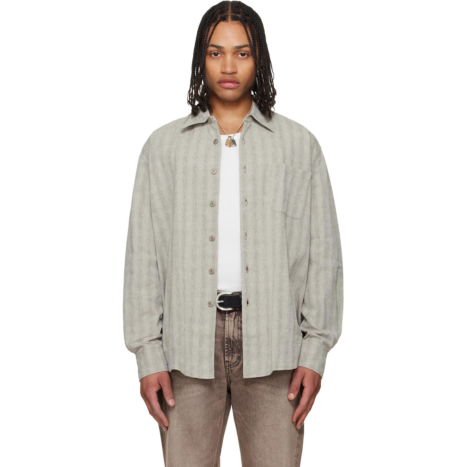 Our Legacy Box Shirt Asphalt Grey Check for Men - Up to 50% off