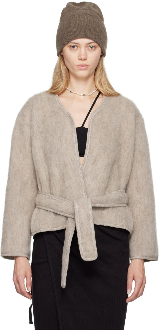 Base range ウールジャケットカーディガン コート