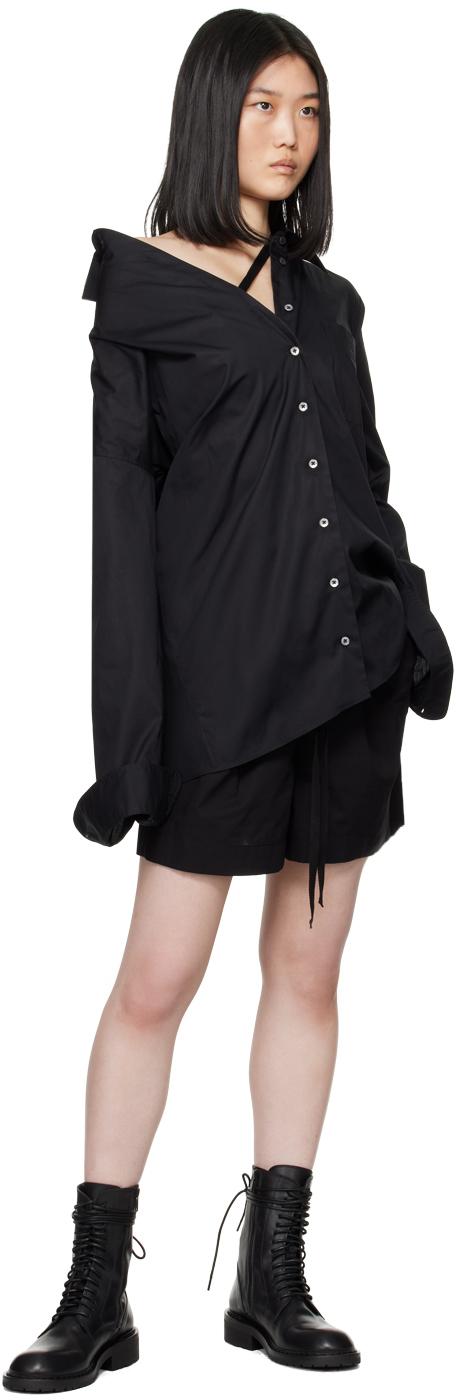 Ann Demeulemeester レディース ブラック Jula シャツ トップス