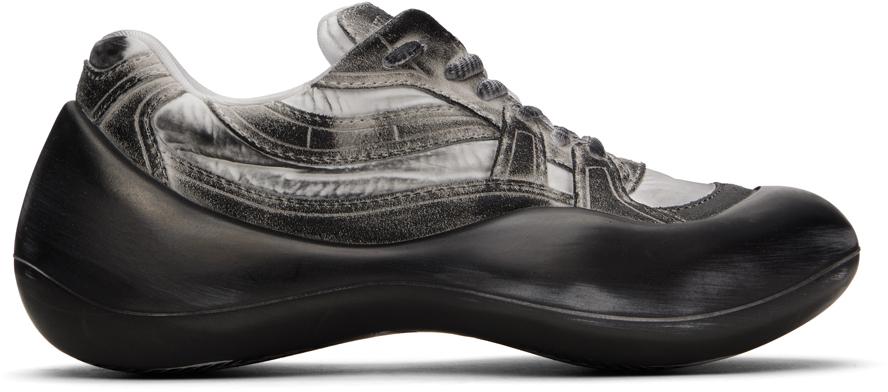 【関税込み】JW Anderson ローカットスニーカー JW Anderson バブル ローカット レザー＆キャンバス スニーカー