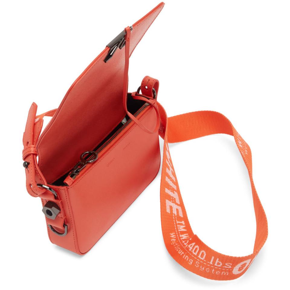 Off-White™ Fuchsia and Orange Mini Shoulder Bag