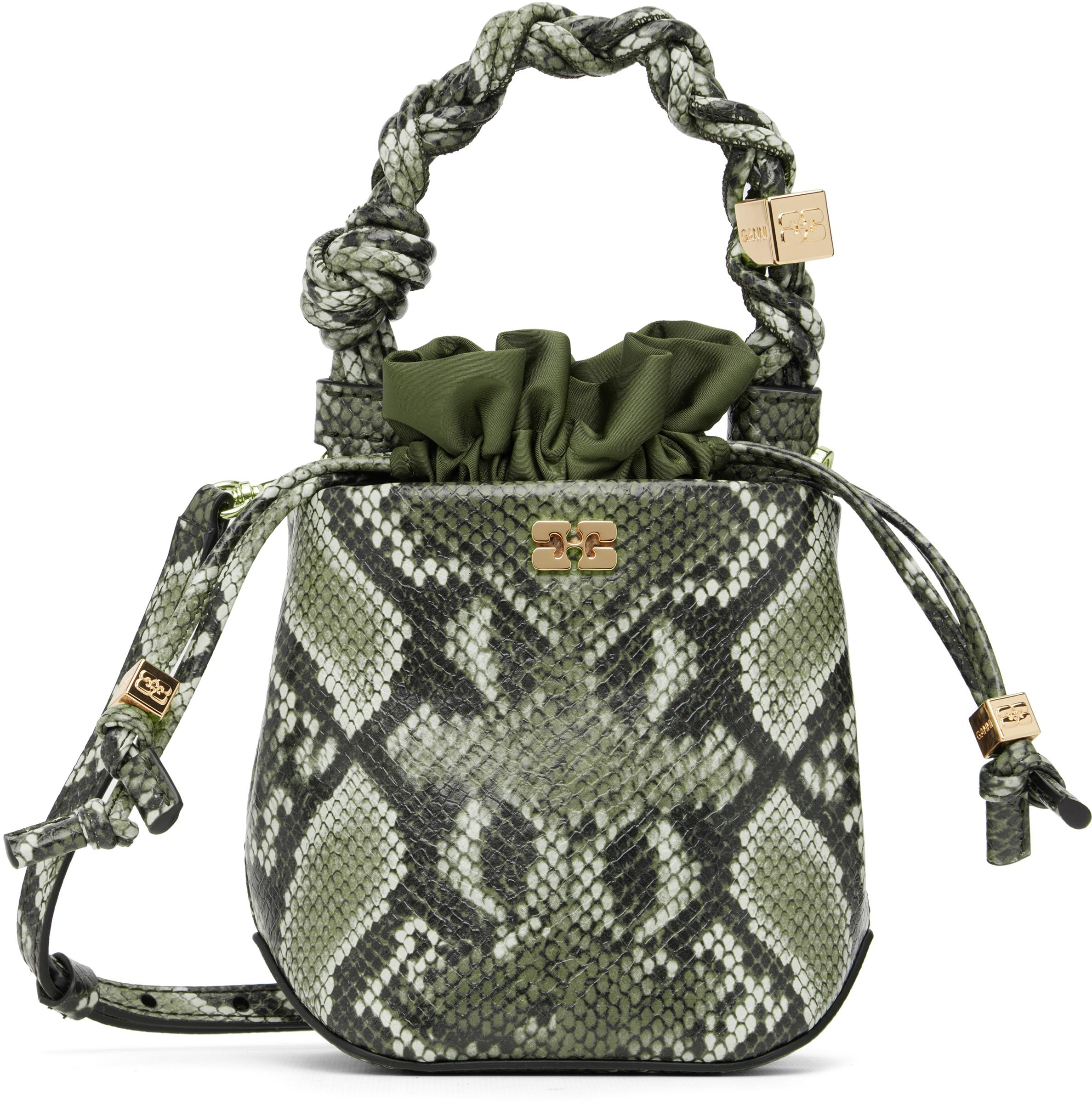 Sacs porté épaule Vert Ganni pour femme Lyst