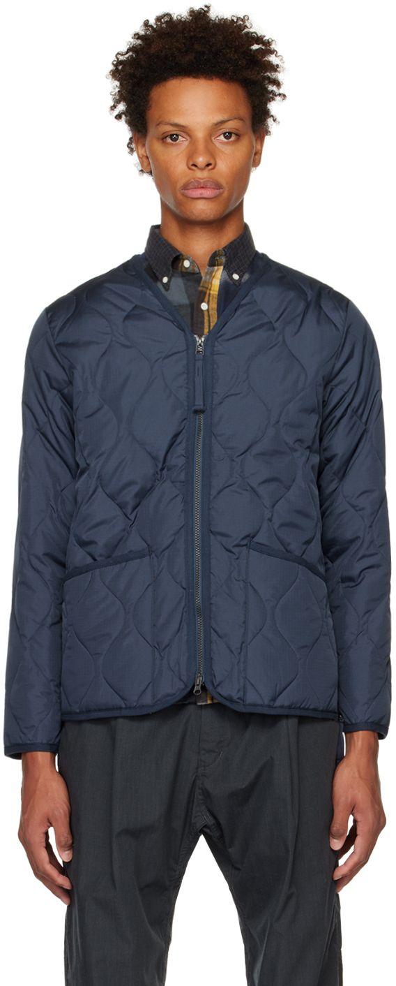 Taion Navy Military Down Jacket in Blue for Men Lyst