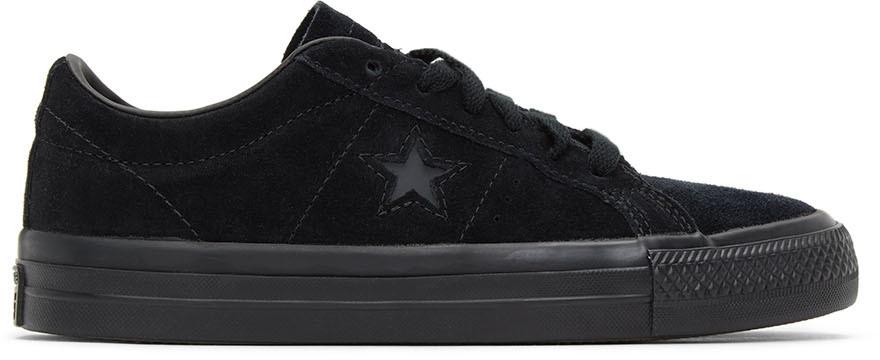 Fortrolig kapok flicker Converse Black Suede One Star Pro Sneakers | Lyst