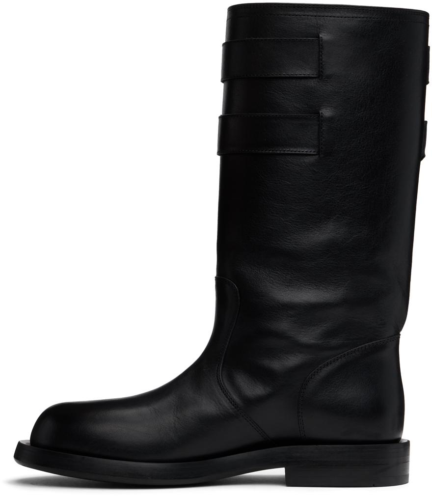 Ann Demeulemeester メンズ ブラック Milan ソフト バイカー Ann Demeulemeester メンズ ブラック Milan ソフト バイカー