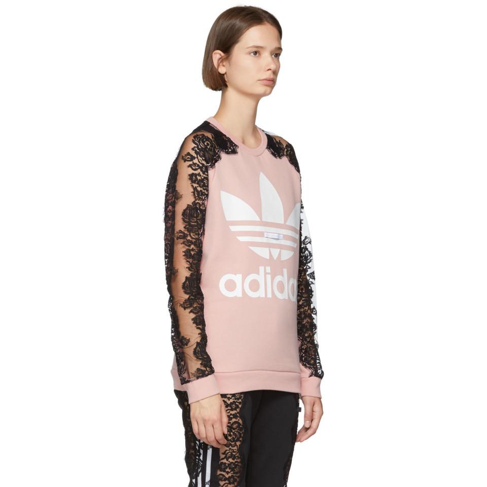 Stella Mccartney Adidas Lace Sweatshirt Sweden, SAVE 35% - mpgc.net