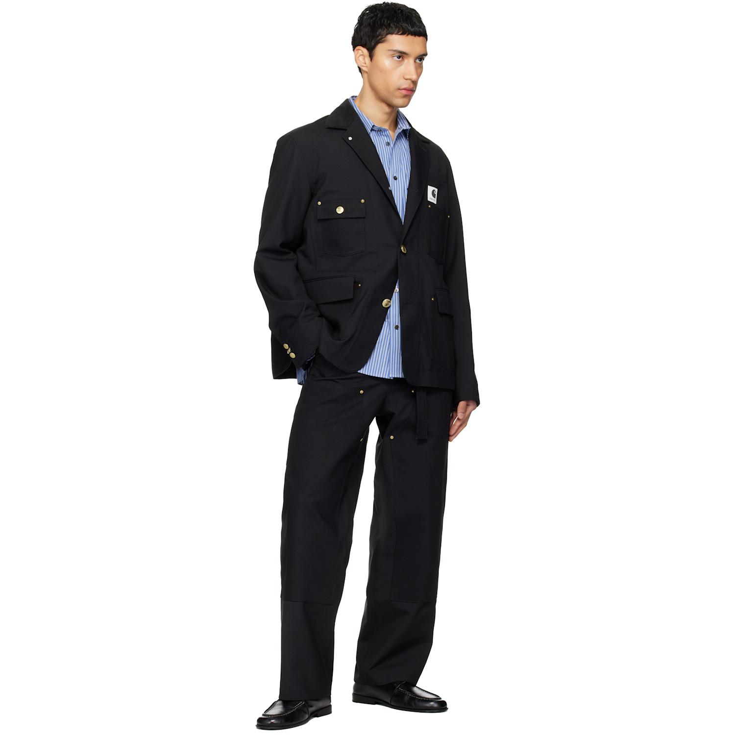 メンズ Sacai ブラック Carhartt Wipエディション Suiting & Duck