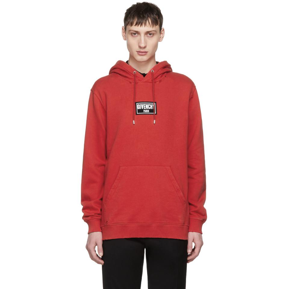 red givenchy hoodie