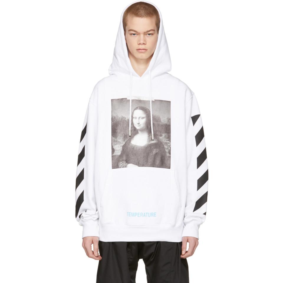 Мона худи клип. Худи off white монализа. свитер off white.