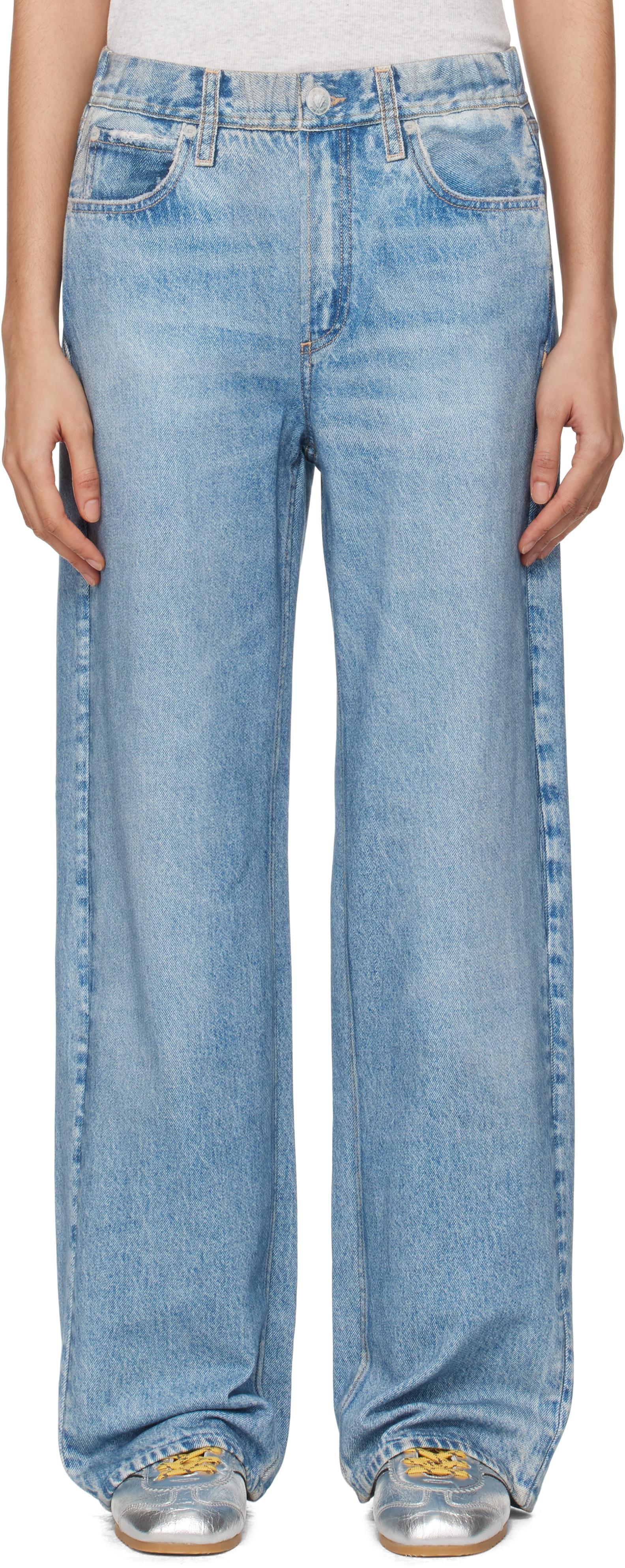 Rag & Bone レディース ブルー Miramar テリー ワイドレッグ ラウンジ 