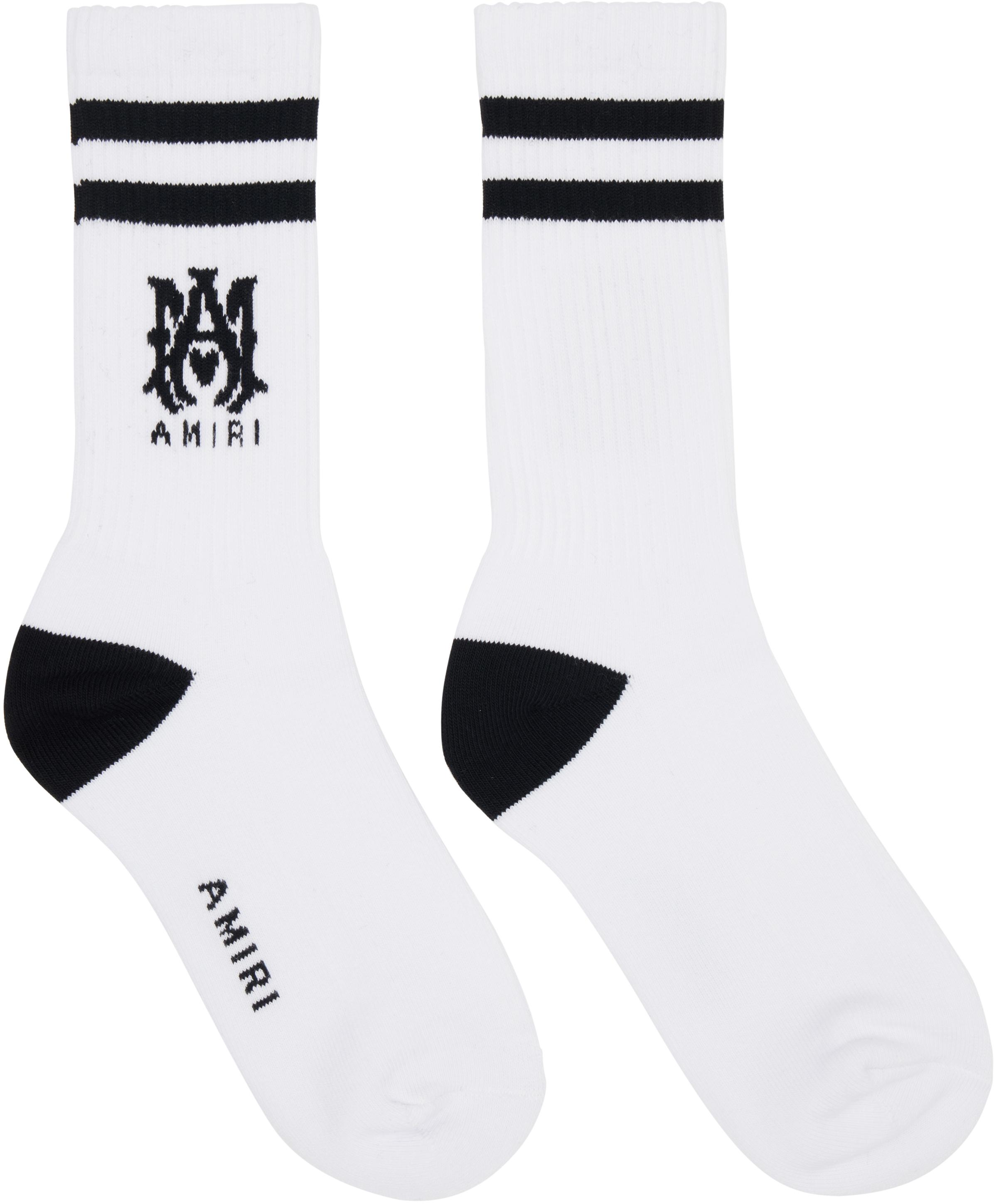 正規品　新品未開封　AMIRI ソックス 41-42 黒 AMIRI(アミリ) - MA STRIPE SOCK 靴下 | cherry オンライン公式通販