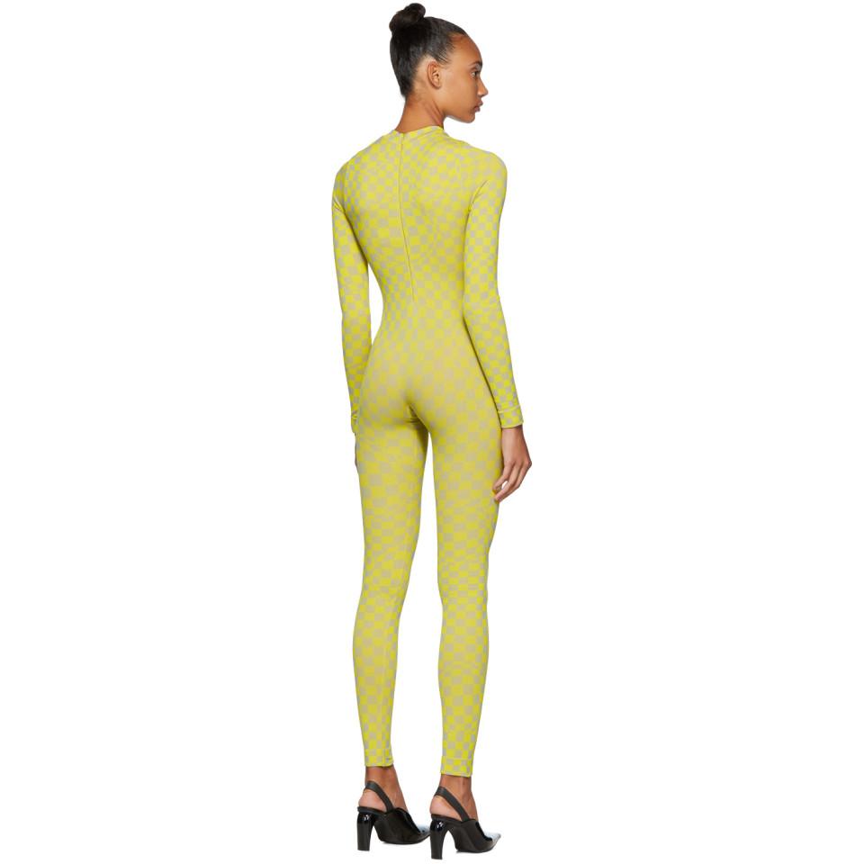Off white neon jumpsuit Clearance