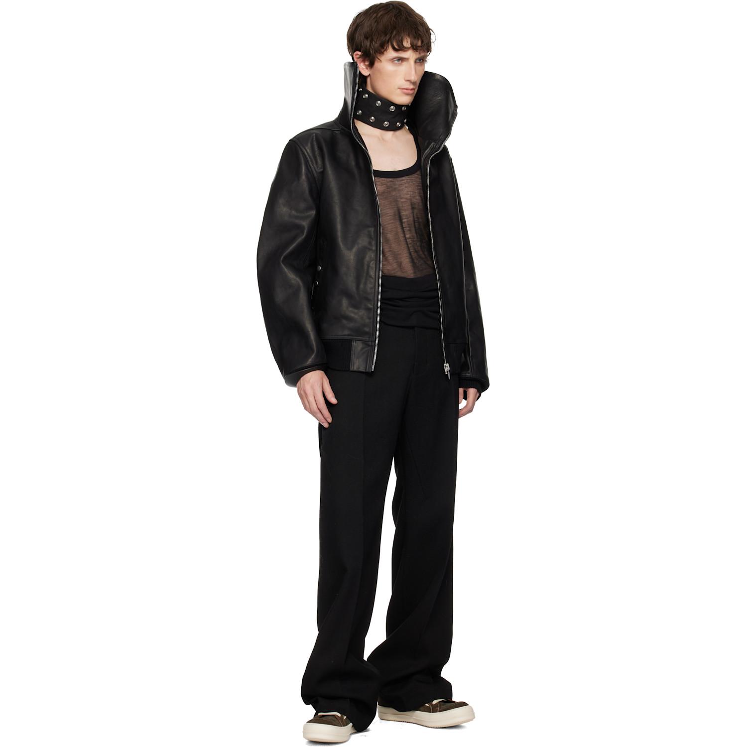 Rick Owens Concordians Strobe Neck Band Choker in Black for Men | Lyst