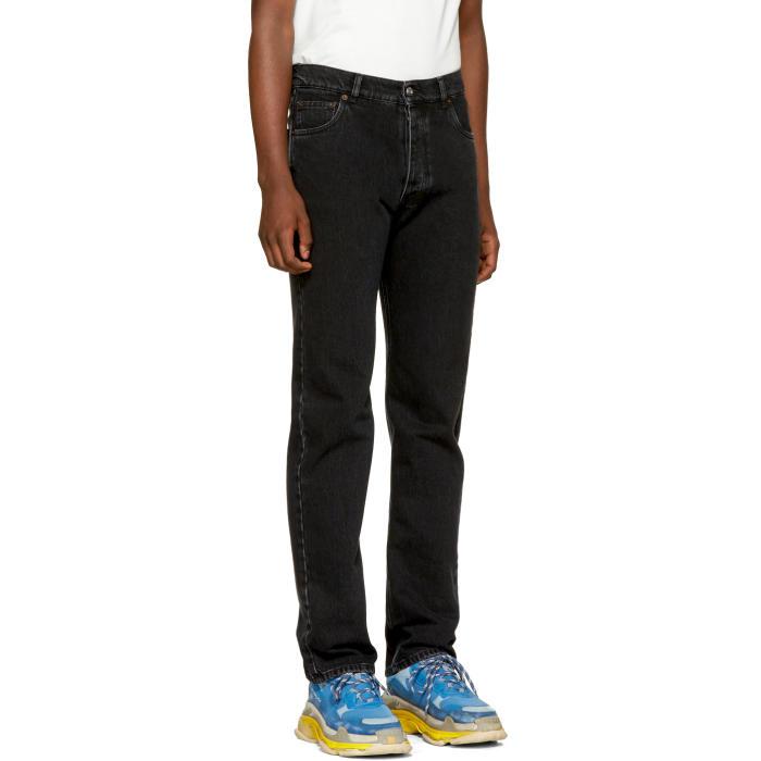 black balenciaga jeans