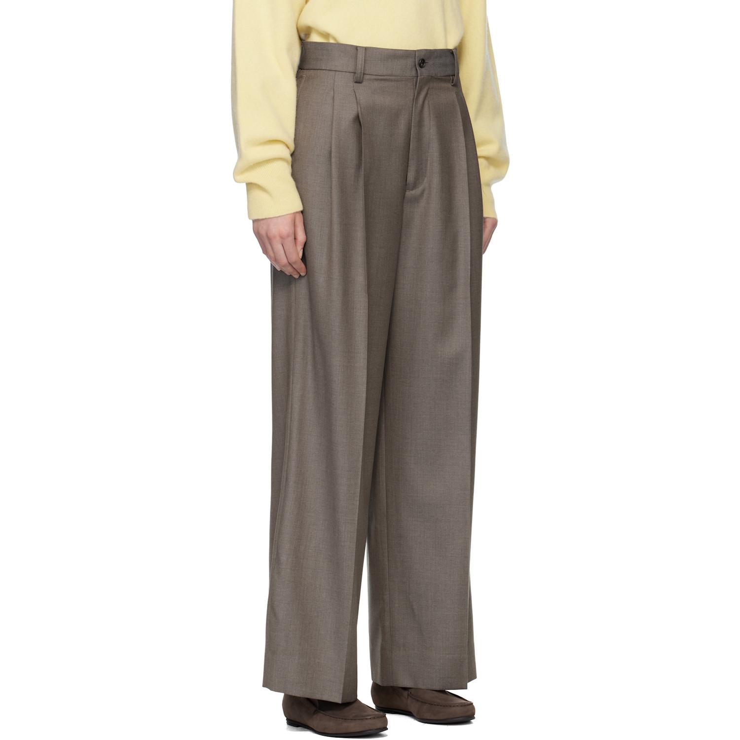 Ssstein Extra Fine Wool Long Wide Trousers | Lyst