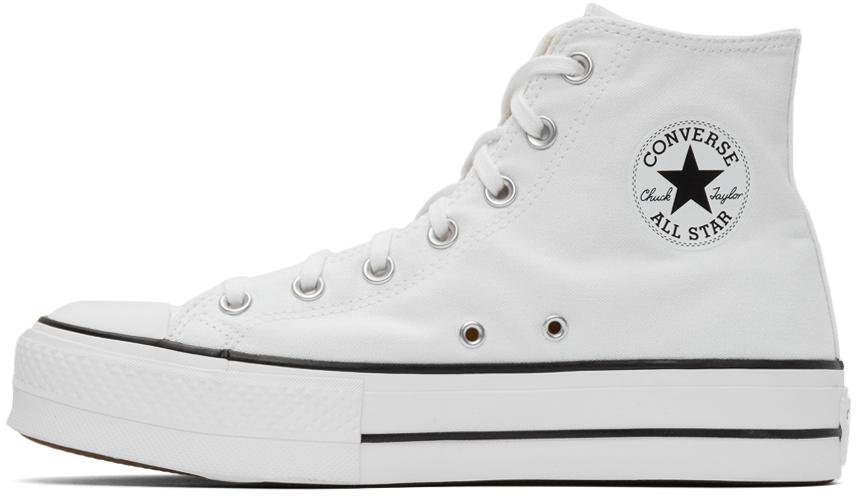 white chuck taylor all star lift platform high sneakers