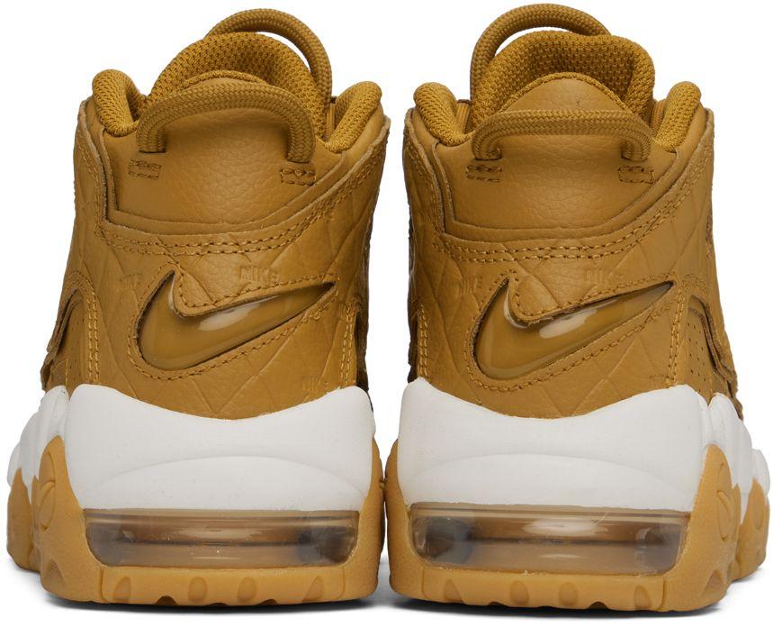 Nike Tan Air More Uptempo High Sneakers in Black | Lyst