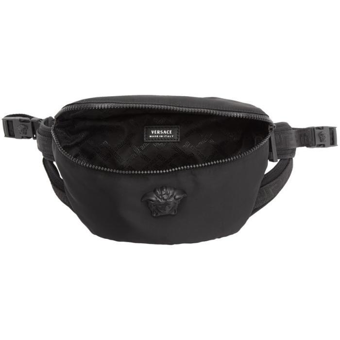 Versace Synthetic Black Nylon Medusa Waist Bag for Men | Lyst