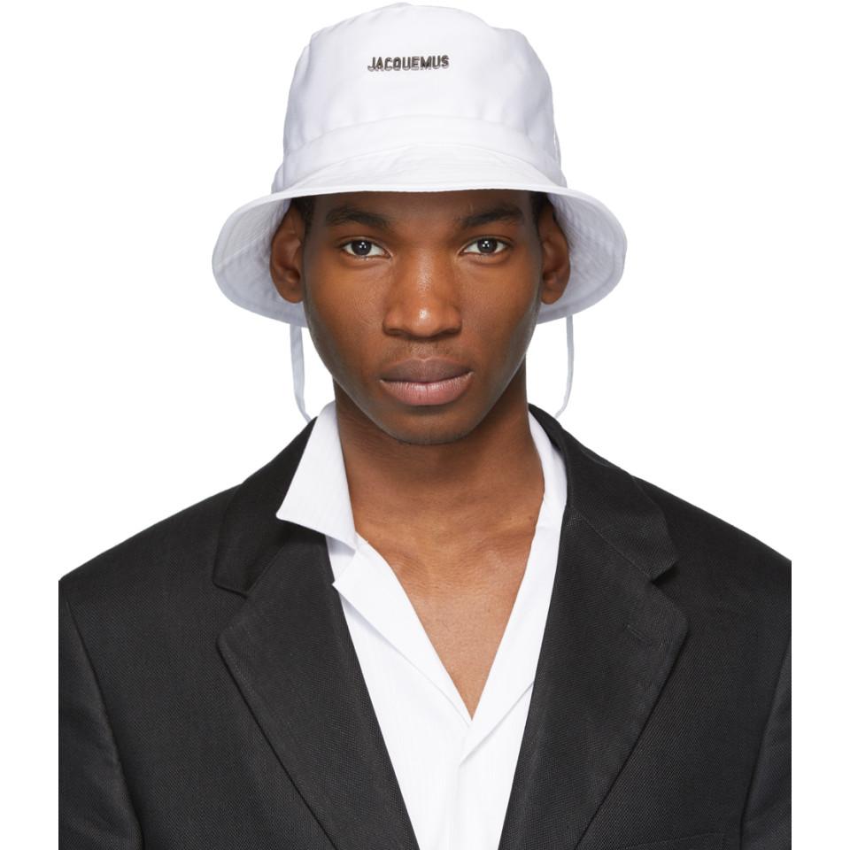 Chapeau blanc Le Bob Jacquemus pour homme en coloris Blanc | Lyst