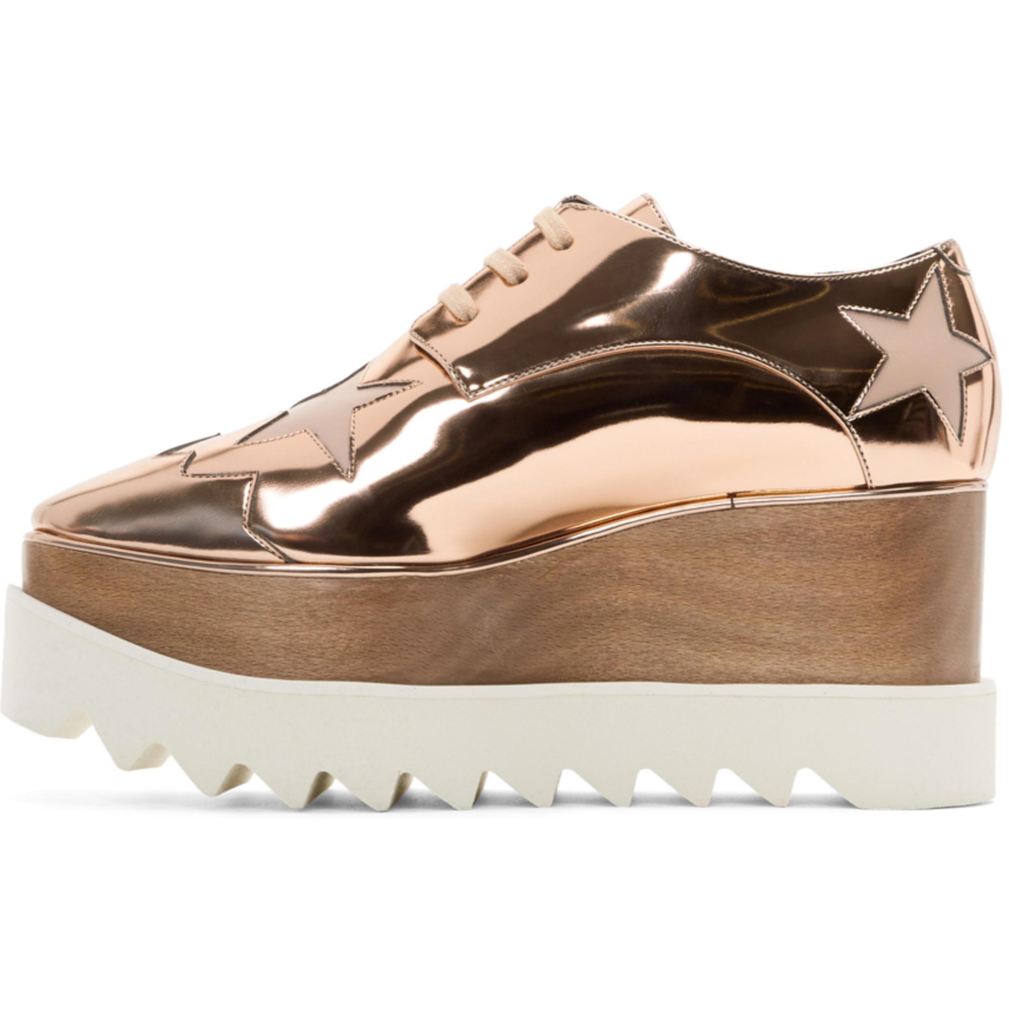 stella mccartney rose gold shoes